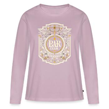 Bar Exam Survivor 12 - Women's Premium Organic Long Sleeve Shirt - dusky pink - Front - Julia (174cm)