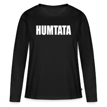 Humtata Marching Band Brass Band Big Band Tätära - T-shirt manches longues Premium bio Femme - noir - Devant - Julia (174cm)