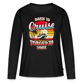 Cruise Crusader Crusader - Women's Premium Organic Long Sleeve Shirt - black - Front - Julia (174cm)