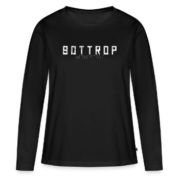 Bottrop Ma ville - T-shirt manches longues Premium bio Femme - noir - Devant - Julia (174cm)