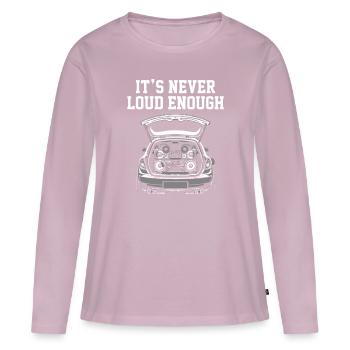 It's Never Loud Enough, technician car audio - Frauen Premium Bio Langarmshirt - Altrosa - Vorne - Julia (174cm)