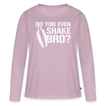 Bartender Mixologist Do You Even - Frauen Premium Bio Langarmshirt - Altrosa - Vorne - Julia (174cm)