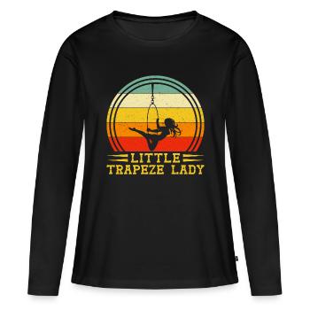 Little Trapeze Lady Circus Performer Costume Gifts - Women's Premium Organic Long Sleeve Shirt - black - Front - Julia (174cm)