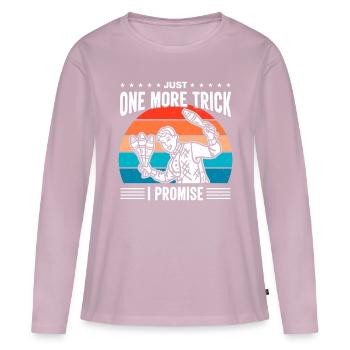 Witziger Jonglieren Spruch - Frauen Premium Bio Langarmshirt - Altrosa - Vorne - Julia (174cm)