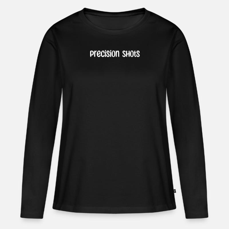 Billiards - Precision Shots - Women's Premium Organic Long Sleeve Shirt - black