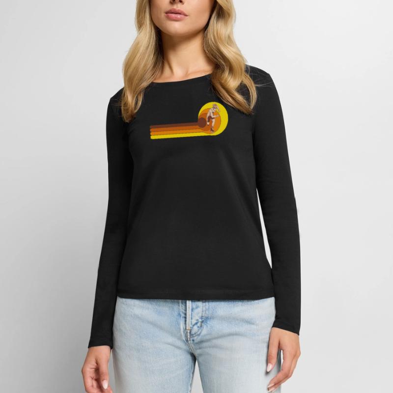 Rollers Rollers Rollers Rollers T-shirt manches longues Premium bio Femme