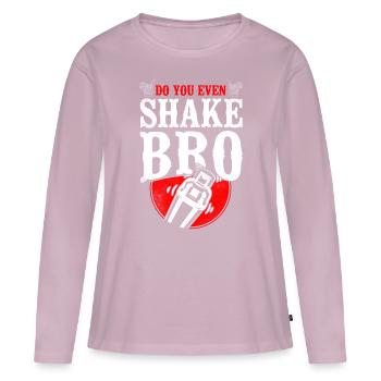 Bartender Mixologist Do You Even - Frauen Premium Bio Langarmshirt - Altrosa - Vorne - Julia (174cm)