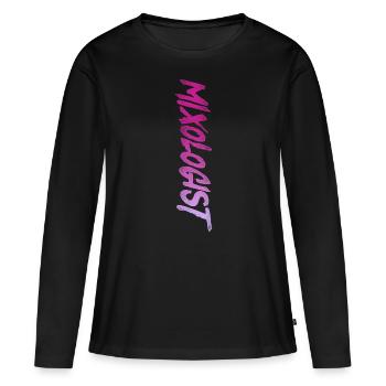 Barman, Mixologue, Mixologue - T-shirt manches longues Premium bio Femme - noir - Devant - Julia (174cm)