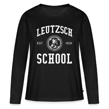 Leipzig Leutzsch School University School University - T-shirt manches longues Premium bio Femme - noir - Devant - Julia (174cm)