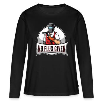 Aucun flux donné - T-shirt manches longues Premium bio Femme - noir - Devant - Julia (174cm)