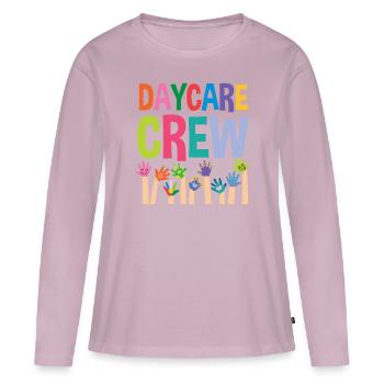 Kita Crew for creative children - Women's Premium Organic Long Sleeve Shirt - dusky pink - Front - Julia (174cm)