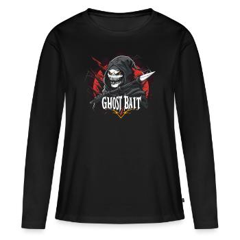 Ghost Bait Spear Reaper | Design - Women's Premium Organic Long Sleeve Shirt - black - Front - Julia (174cm)