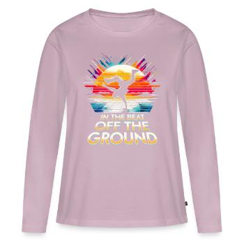 Breakdance B-boy Breakdancing - Women's Premium Organic Long Sleeve Shirt - dusky pink - Front - Julia (174cm)