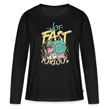 Snail Snails Entomology Entomologist - Women's Premium Organic Long Sleeve Shirt - black - Front - Julia (174cm)