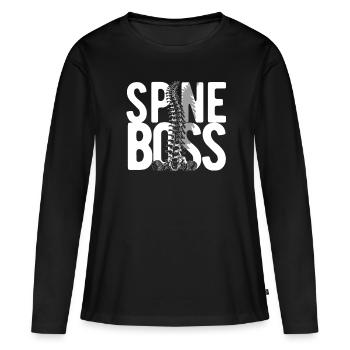Chiropractor Physiotherapist - Women's Premium Organic Long Sleeve Shirt - black - Front - Julia (174cm)