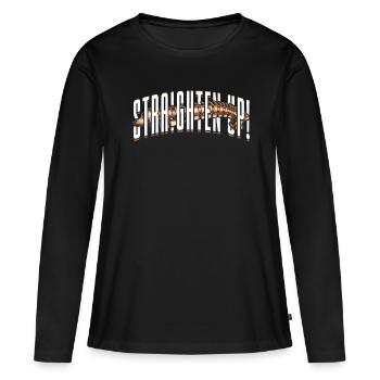 Chiropractor Physiotherapist - Women's Premium Organic Long Sleeve Shirt - black - Front - Julia (174cm)