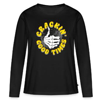 Chiropractor Physiotherapist - Women's Premium Organic Long Sleeve Shirt - black - Front - Julia (174cm)