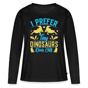 Molch - Frauen Premium Bio Langarmshirt - Schwarz - Vorne - Julia (174cm)