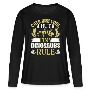 Molch - Frauen Premium Bio Langarmshirt - Schwarz - Vorne - Julia (174cm)