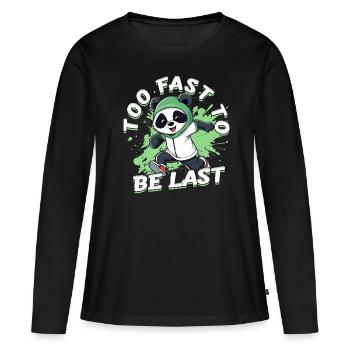 Sprint Athlétisme Sprint - T-shirt manches longues Premium bio Femme - noir - Devant - Julia (174cm)