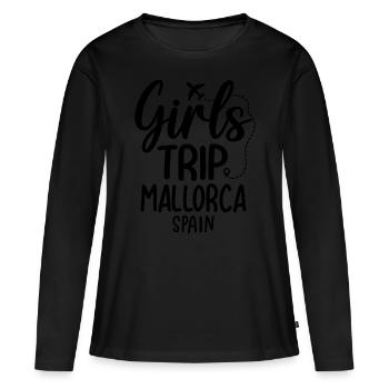 Mallorca Girls Trip Spain - Women's Premium Organic Long Sleeve Shirt - black - Front - Julia (174cm)