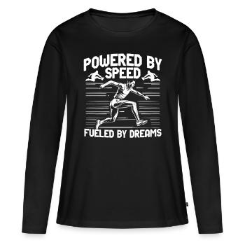Long Jump Long Jump - Women's Premium Organic Long Sleeve Shirt - black - Front - Julia (174cm)