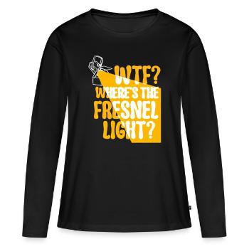 Lighting Technician Lighting Technician - Women's Premium Organic Long Sleeve Shirt - black - Front - Julia (174cm)