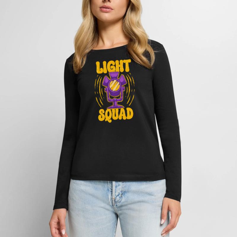 Lighting Technician Lighting Technician Light Squad Women's Premium Organic Long Sleeve Shirt