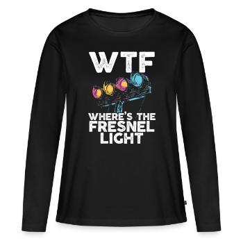 Lighting Technician Lighting Technician Lighting Technology - Women's Premium Organic Long Sleeve Shirt - black - Front - Julia (174cm)