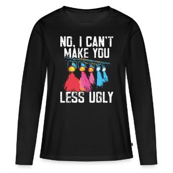 Lighting technician Lighting technician Lighting technology - Women's Premium Organic Long Sleeve Shirt - black - Front - Julia (174cm)