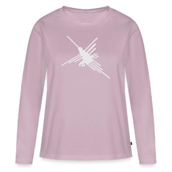 Nazca Lines | Las Líneas De Nazca Peru Geoglyphs - Women's Premium Organic Long Sleeve Shirt - dusky pink - Front - Julia (174cm)