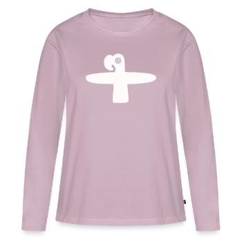 Nazca Lines | Peru Geoglyphs Las Líneas De Nazca - Women's Premium Organic Long Sleeve Shirt - dusky pink - Front - Julia (174cm)