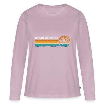 Spiders Pet - Women's Premium Organic Long Sleeve Shirt - dusky pink - Front - Julia (174cm)