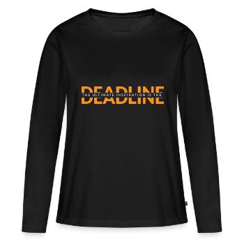 Designerin Grafiker Grafik Designer Künstler - Frauen Premium Bio Langarmshirt - Schwarz - Vorne - Julia (174cm)