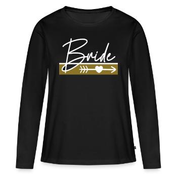 Bride Security The Bride - Women's Premium Organic Long Sleeve Shirt - black - Front - Julia (174cm)