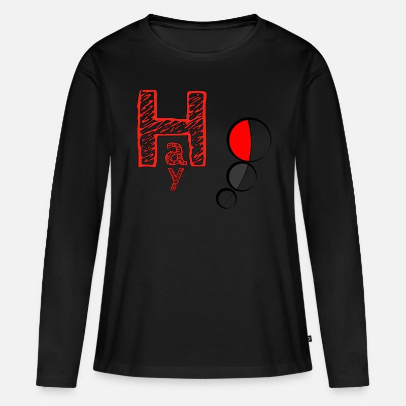 coole - Frauen Premium Bio Langarmshirt - Schwarz