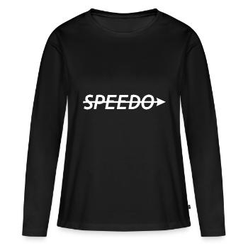 Speedo - Baignade - Natation - T-shirt manches longues Premium bio Femme - noir - Devant - Julia (174cm)