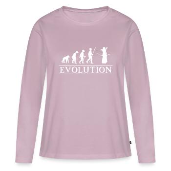 Gaming RPG Archery Evolution - Frauen Premium Bio Langarmshirt - Altrosa - Vorne - Julia (174cm)