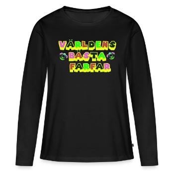 BestGroßmutter Großmutter Großvater Großvater Geburtstagsfamilie - Frauen Premium Bio Langarmshirt - Schwarz - Vorne - Julia (174cm)