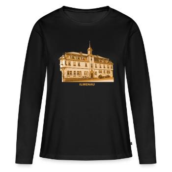 Ilmenau Rathaus Ilm Goethe Thuringen - T-shirt manches longues Premium bio Femme - noir - Devant - Julia (174cm)