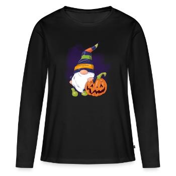 Halloween Elves - Women's Premium Organic Long Sleeve Shirt - black - Front - Julia (174cm)