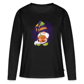 Halloween Elves - Women's Premium Organic Long Sleeve Shirt - black - Front - Julia (174cm)