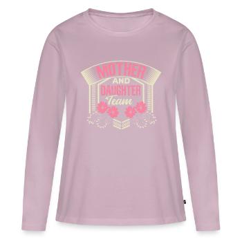 Mother Daughter Best Friends Love Gift - Women's Premium Organic Long Sleeve Shirt - dusky pink - Front - Julia (174cm)