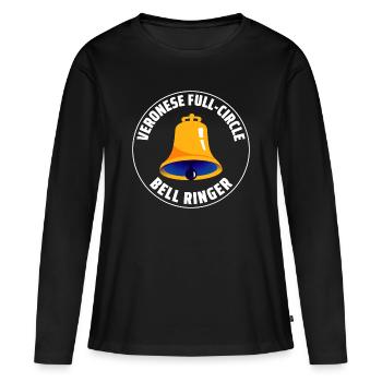 Veronese Full-Circle Bell Ringer Ringing Hobby - Women's Premium Organic Long Sleeve Shirt - black - Front - Julia (174cm)