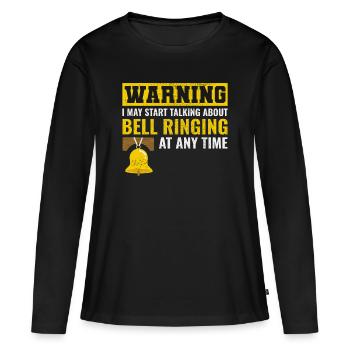 Glockenläuten Klingeln Sammler Campanologe Lustig - Frauen Premium Bio Langarmshirt - Schwarz - Vorne - Julia (174cm)