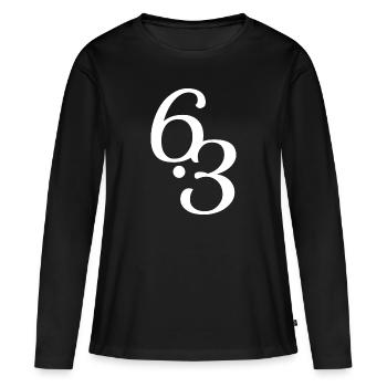 Human Design 6/3 Profil - Frauen Premium Bio Langarmshirt - Schwarz - Vorne - Julia (174cm)
