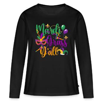 Tradition de célébration du défilé du parti - T-shirt manches longues Premium bio Femme - noir - Devant - Julia (174cm)