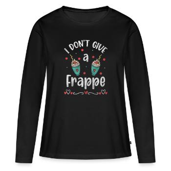 No Interest Attitude Aversion Life - Women's Premium Organic Long Sleeve Shirt - black - Front - Julia (174cm)