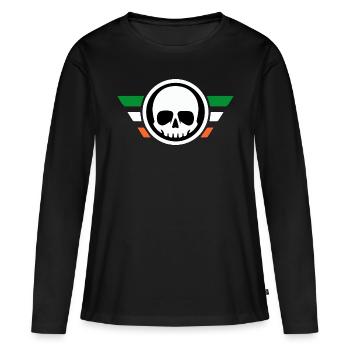 Fenain Army - Women's Premium Organic Long Sleeve Shirt - black - Front - Julia (174cm)