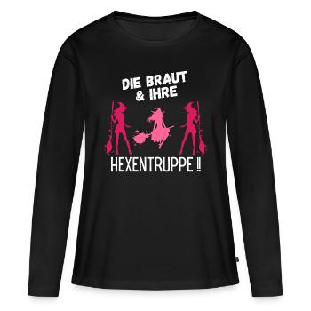 Bachelor party - Women's Premium Organic Long Sleeve Shirt - black - Front - Julia (174cm)
